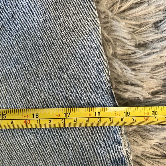 Vintage Eddie Bauer Women’s Jeans Size 4 Straight Leg Mid Rise 90s Light Wash - Picture 8 of 13